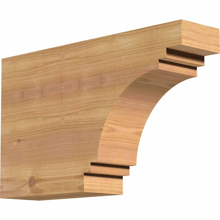 Ekena Millwork Pescadero Smooth Rafter Tail, Western Red Cedar, 3 1/2"W x 10"H x 16"L RFT04X10X16PEC00SWR
